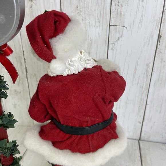 Coca-Cola Fabriche Santa W/ Drink Coke Sign Toy Train 14” Kurt Adler - Picture 8 of 11